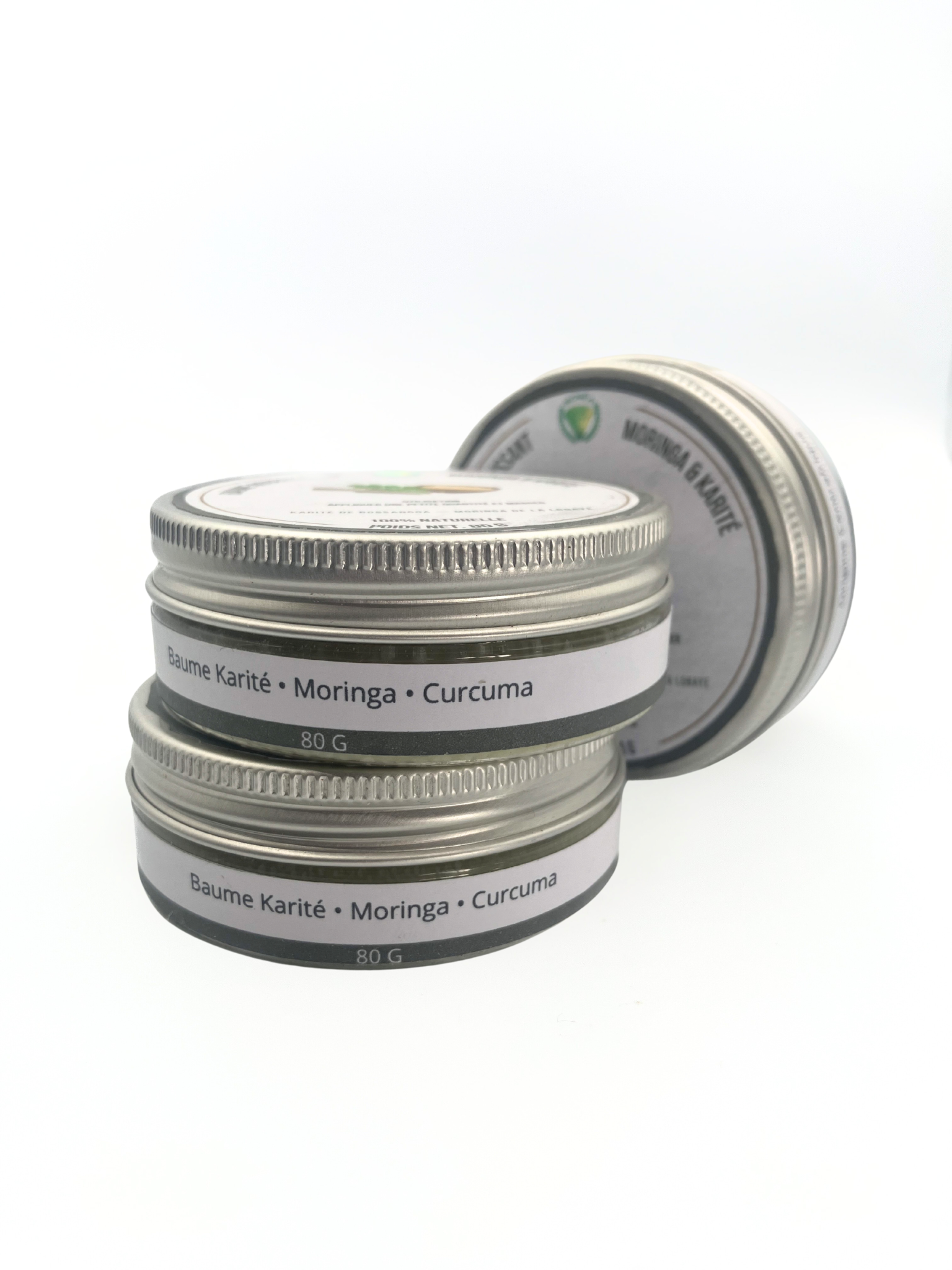 Baume de massage Karité, Moringa & Curcuma – 80 g