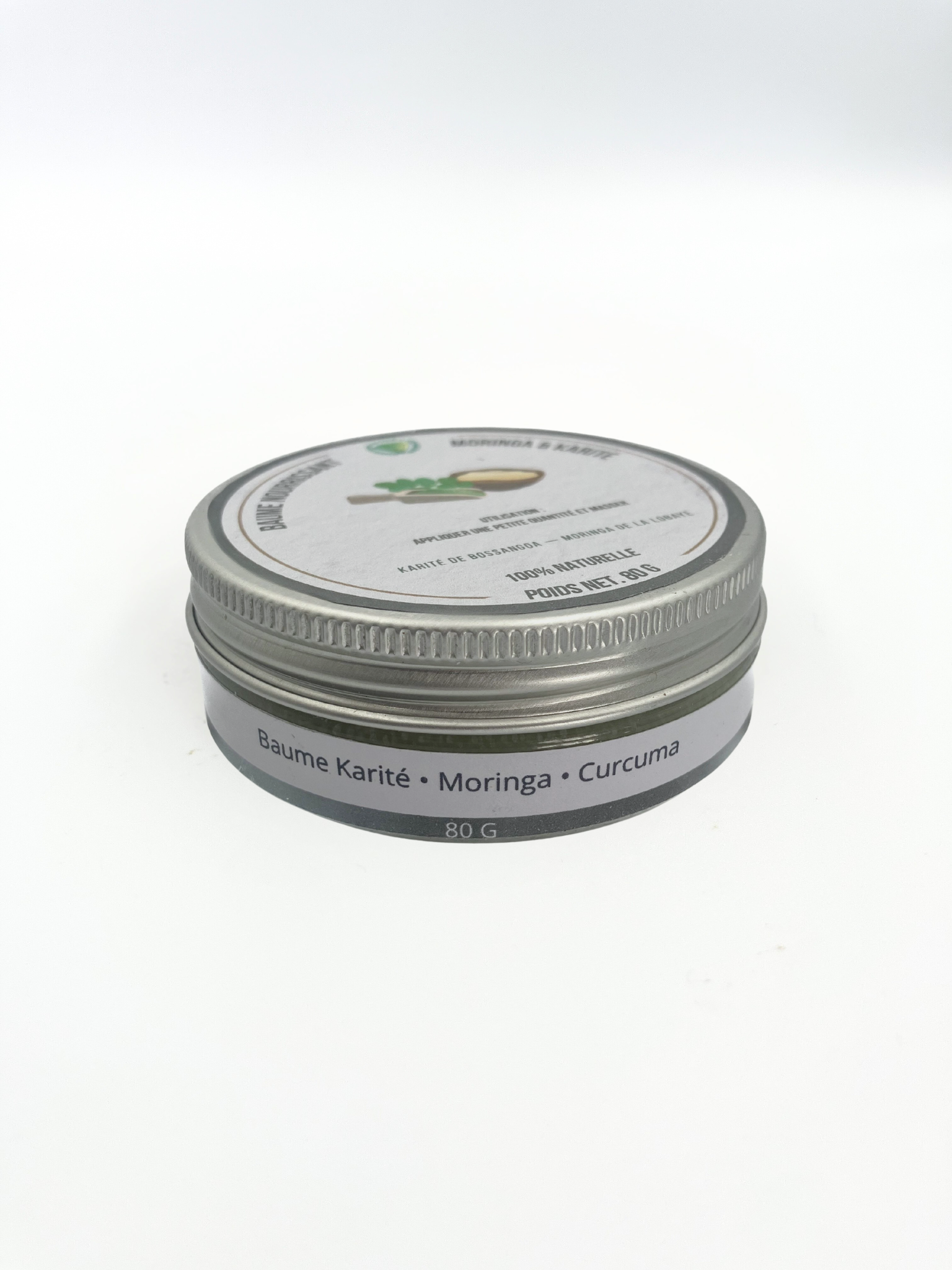 Baume de massage Karité, Moringa & Curcuma – 80 g