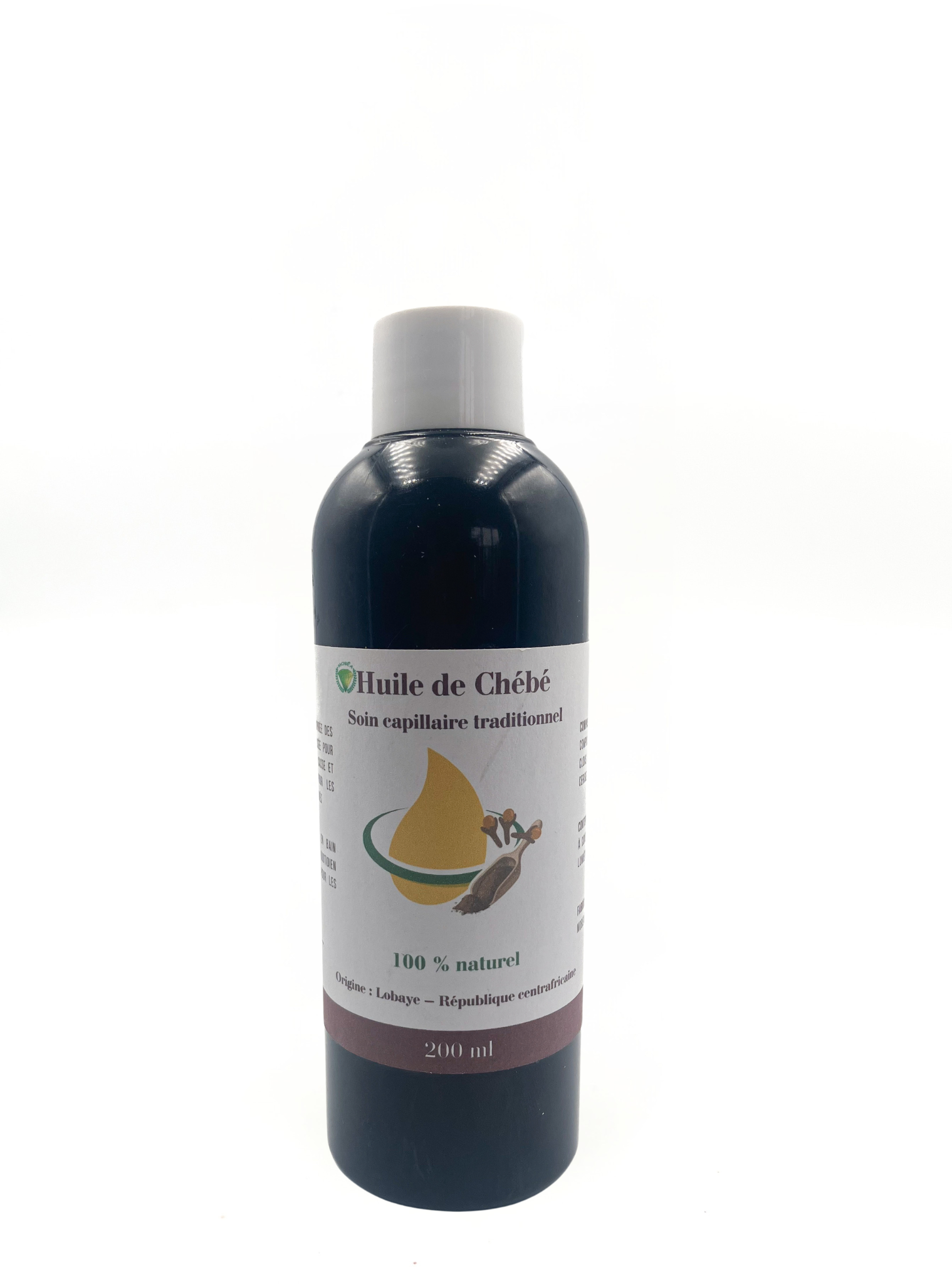 Huile de Chébé de Bocaranga – 200 ml Soin capillaire traditionnel – Grand format